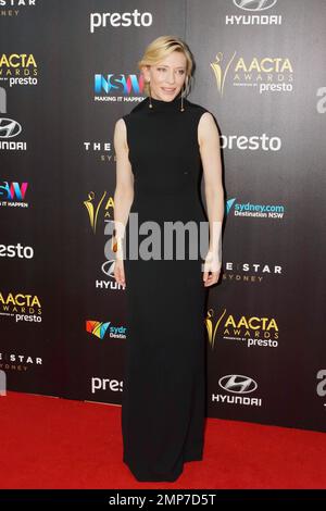 Cate Blanchett bei den AACTA Awards in Sydney, Australien. 9. Dezember 2015. Stockfoto