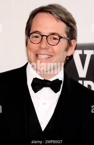 Der Schauspieler Matthew Broderick präsentiert bei der Veranstaltung „TV Land Presents: The AFI Life Achievement Awards for Morgan Freeman“ in den Sony Studios in Culver City, Kalifornien. 6/9/11 Stockfoto