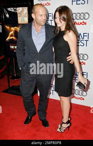 Jason Statham und seine Freundin Alex Zosman kommen zum AFI FEST 2008, Screening of the Truth 24 in Hollywood, Kalifornien. 11/06/2008. Stockfoto