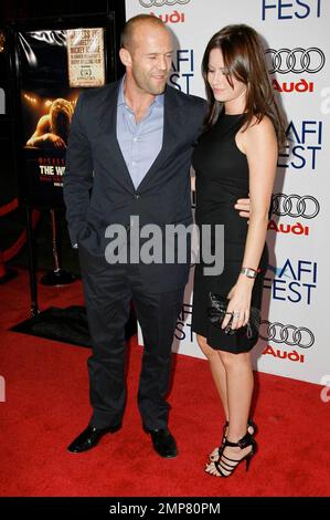 Jason Statham und seine Freundin Alex Zosman kommen zum AFI FEST 2008, Screening of the Truth 24 in Hollywood, Kalifornien. 11/06/2008. Stockfoto