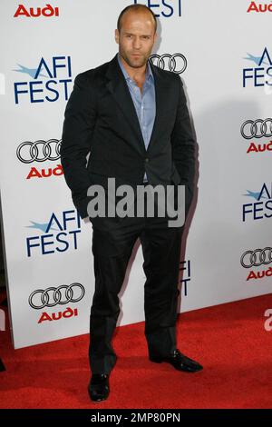 Jason Statham und seine Freundin Alex Zosman kommen zum AFI FEST 2008, Screening of the Truth 24 in Hollywood, Kalifornien. 11/06/2008. Stockfoto
