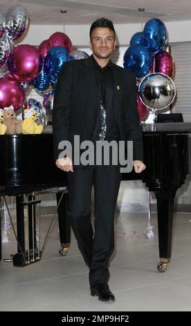 Peter Andre feiert die Veröffentlichung von „BBC Children in Need POP Goes the Musical“ in den Kensington Roof Gardens. London, Großbritannien. 31. August 2011. Stockfoto