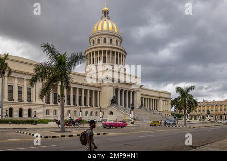 National Capital Building, Zentrum Von Havanna, Havanna, Kuba Stockfoto