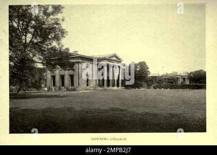 Downing College aus einem Foto von F. Frith & Co. Aus dem Buch " Cambridge and its Story " von Arthur Gray 1852-1940 Publikation London : Methuen 1912 Stockfoto