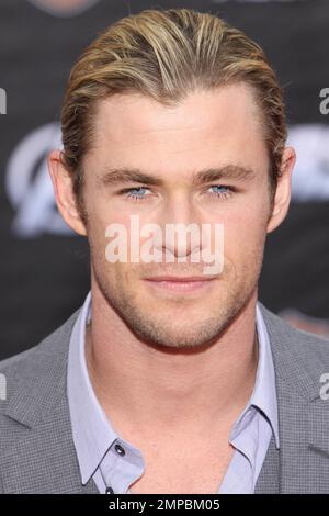 Chris Hemsworth bei der Weltpremiere von Marvel's The Avengers im El Capitan Theatre. Los Angeles, Kalifornien. 11. April 2012 . Stockfoto