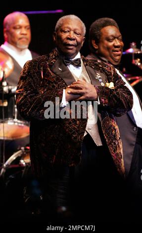 B.B. King tritt in einem Konzert im Seminole Hard Rock Live in Hollywood, FL auf. 02/02/10 . Stockfoto