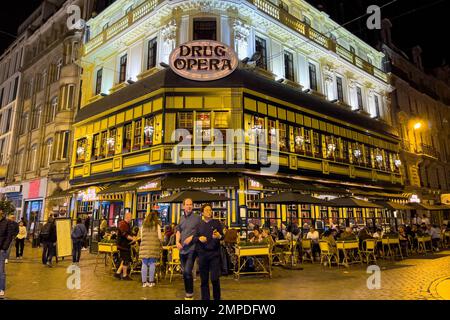 Das Drug Opera Restaurant in Brüssel Stockfoto