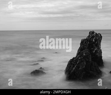 paesaggio marino lungo la costa della toscana, Italien Stockfoto