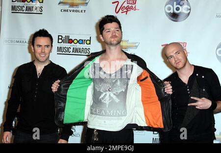 Drehbuch im Pressesaal der Billboard Music Awards 2011 in der MGM Grand Garden Arena in Las Vegas, NV. 05/22/11. Stockfoto