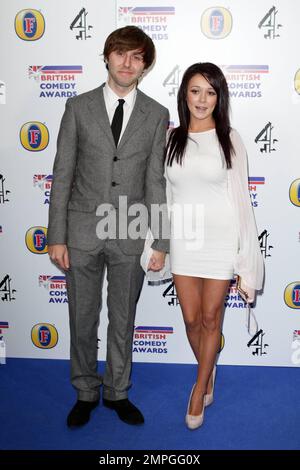 James Buckley trifft bei den British Comedy Awards ein, die in der O2 Arena von Jonathan Ross veranstaltet werden. London, Großbritannien. 01/22/11. Stockfoto