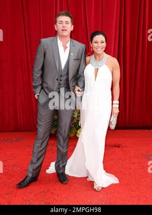 Shane Ritchie und Jessie Wallace bei den British Soap Awards 2011 in ITV1 Granada. London, Großbritannien. 05/14/11. Stockfoto