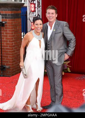 Shane Ritchie und Jessie Wallace bei den British Soap Awards 2011 in ITV1 Granada. London, Großbritannien. 05/14/11. Stockfoto