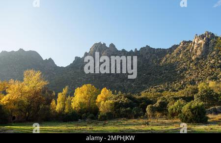 Im Hochland der Sierra Norte, Spanien Stockfoto