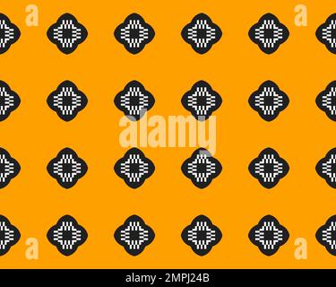 Orientalisches, ethnisches, nahtloses Kachelmuster mit verschiedenen traditionellen Elementen, Designhintergrund und abstraktes, farbenfrohes, nahtloses Muster Stockfoto