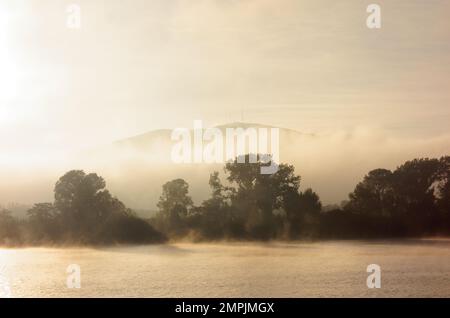 Die magische Natur Spaniens entlang des Camino de Santiago Stockfoto