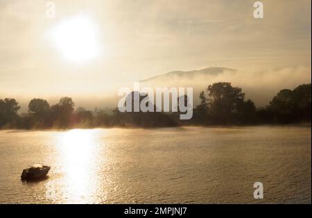 Die magische Natur Spaniens entlang des Camino de Santiago Stockfoto