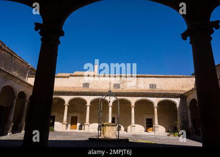 convento de los Mínimos, claustro del siglo XVII, Sineu, Mallorca, balearen, spanien, europa Stockfoto