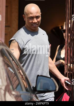 Hines ward verlässt das Übungsstudio für „Dancing with the Stars“ in Hollywood, Kalifornien. 5/20/11 Stockfoto