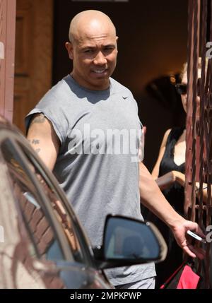 Hines ward verlässt das Übungsstudio für „Dancing with the Stars“ in Hollywood, Kalifornien. 5/20/11 Stockfoto