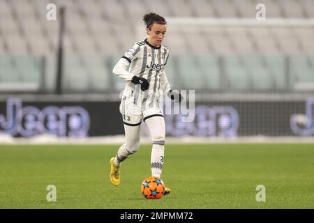 Turin, Italien, 15. Dezember 2022. Barbara Bonansea von Juventus während des UEFA Womens Champions League-Spiels im Juventus Stadium, Turin. Der Bildausdruck sollte lauten: Jonathan Moscrop/Sportimage Stockfoto