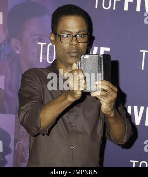 Komiker Chris Rock auf der australischen Premiere der Top 5 in Sydney, Australien. 4. März 2015 Stockfoto