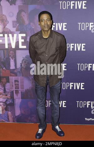 Komiker Chris Rock auf der australischen Premiere der Top 5 in Sydney, Australien. 4. März 2015 Stockfoto