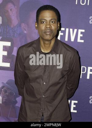 Komiker Chris Rock auf der australischen Premiere der Top 5 in Sydney, Australien. 4. März 2015 Stockfoto