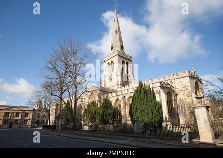 ST Paul's Church in Bedford, auf dem St. Paul's Square in Großbritannien Stockfoto