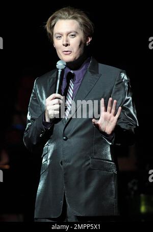 Im Durham Performing Arts Center gibt es Live-Konzerte von Clay Aiken. Durham, North Carolina 29. November 2012 Stockfoto