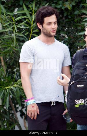 „Gossip Girl“-Star Penn Badgley am dritten Tag des Coachella Music and Arts Festivals. Indio, Kalifornien. 4/18/10. Stockfoto