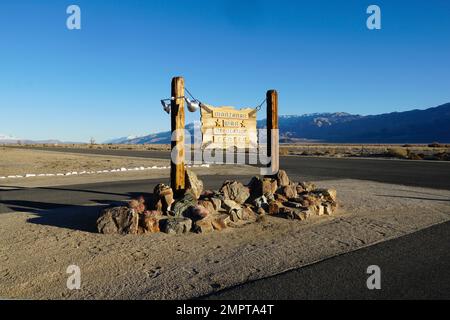 Manzanar, Japanisches Umzugszentrum Stockfoto