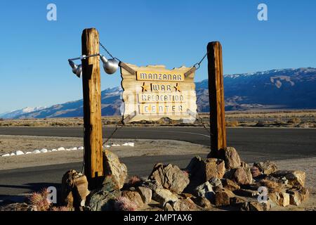 Manzanar, Japanisches Umzugszentrum Stockfoto