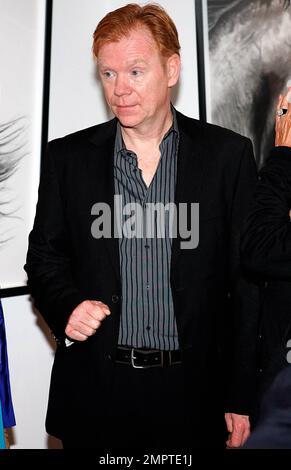 EXKLUSIV!! Der Schauspieler David Caruso nimmt an einem Cocktailempfang und einer Auktion für die South Florida S.P.C.A. in der Opera Gallery in Bal Harbour Teil. Miami, Florida 02/25/10. Stockfoto