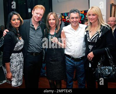 EXKLUSIV!! Der Schauspieler David Caruso nimmt an einem Cocktailempfang und einer Auktion für die South Florida S.P.C.A. in der Opera Gallery in Bal Harbour Teil. Miami, Florida 02/25/10. . Stockfoto