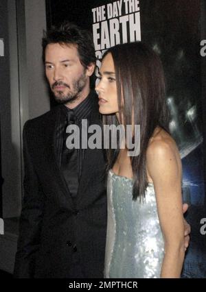 Keanu Reeves und Jennifer Connelly besuchen die Weltpremiere von „der Tag, an dem die Erde still stand“. New York, NY. 12/9/08. Stockfoto