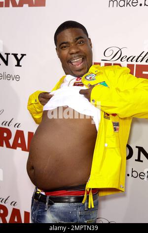 Tracy Morgan kommt zur Weltpremiere des Comedy-Remake „Death at a Funeral“, einem Film von Chris Rock, im Arclight Cinerama Dome. Los Angeles, Kalifornien. 04/12/10. Stockfoto