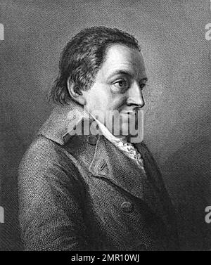 Johann Fichte. Portrait des deutschen Philosophen Johann Gottlieb Fichte (1762-1814) Stockfoto