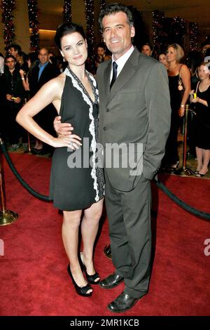 „Kyle XY“-Stars Jaime Alexander und Bruce Thomas kommen beim Dinner der Ninth Annual Family Television Awards in Beverly Hills, Kalifornien, an. 11/28/07. Stockfoto