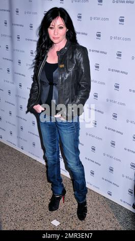 Shannen Doherty im G Star Raw präsentiert NY Raw Modenschau während der Mercedes-Benz Fashion Week in New York, NY, 2./16./10. . Stockfoto