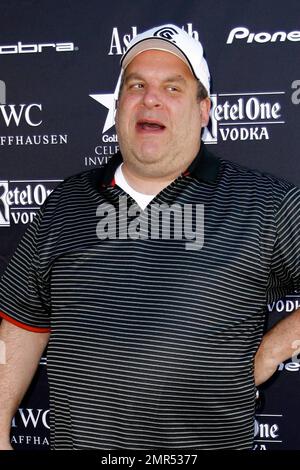 Jeff Garlin bereitet sich darauf vor, im Golf Digest Invitational die Prostate Cancer Foundation im Lakeside Country Club zu unterstützen. Los Angeles, Kalifornien. 11/12/2007. Stockfoto