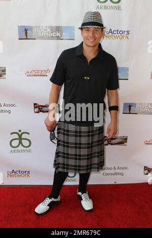 Travis Aaron Wade im 9. Jährlichen Hack n' Smack Kerry Daveline Memorial Celebrity Golf Classic im El Caballero Country Club. Los Angeles, Kalifornien. 30. April 2012 . Stockfoto