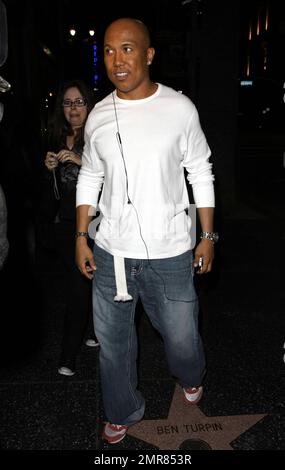 Pittsburgh Steelers Wide Receiver Hines ward serviert Abendessen im Restaurant Katsuya in Hollywood, CA. 4/11/11. Stockfoto