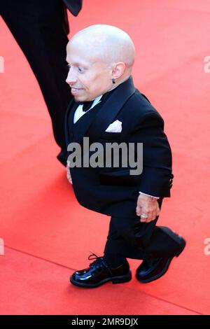 Verne Troyer besucht die Premiere des „Imaginariums von Doktor Parnassus“ beim Filmfestival in Cannes. Cannes, Frankreich. 5/22/09. Stockfoto