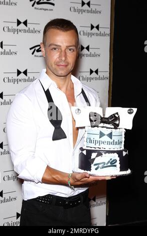 Chippendales präsentiert seinen neuesten Gastgeber Joey Lawrence im Chippendales Theater im Rio All-Suites Hotel & Casino in Las Vegas, NV. 8. Juni 2012 . Stockfoto