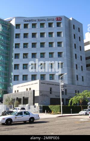 Allgemeiner Blick auf das Cedars Sinai Medical Center, wo Lamar Odom, Basketballspieler und Reality-TV-Persönlichkeit, sich vermutlich am 20. Oktober 2015 in Los Angeles, Kalifornien, aufhält. Stockfoto