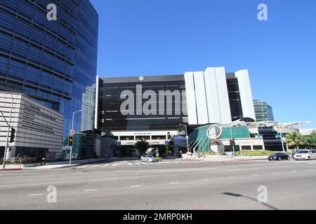 Allgemeiner Blick auf das Cedars Sinai Medical Center, wo Lamar Odom, Basketballspieler und Reality-TV-Persönlichkeit, sich vermutlich am 20. Oktober 2015 in Los Angeles, Kalifornien, aufhält. Stockfoto