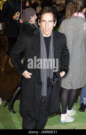 Ben Stiller kommt zur britischen Premiere von „Madagascar Escape to Africa“ im Empire Cinema, Leicester Square, London, Großbritannien. 11/23/08. Stockfoto