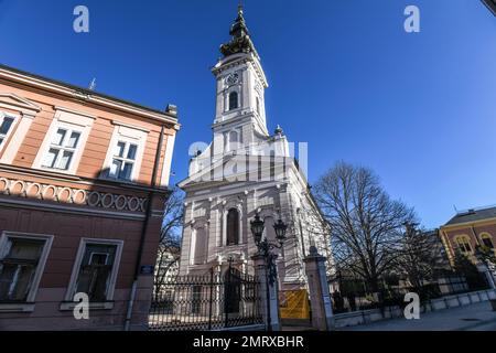 Novi Sad: St. George Cathedral. Serbien Stockfoto