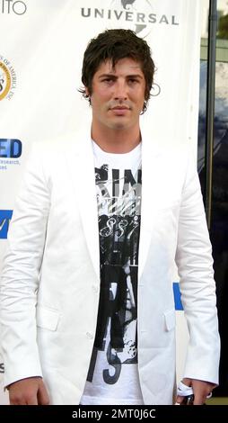 Brandon Davis kommt im Lincoln Theater für die Miami Vice East Coast Premiere. Miami Beach, FL 7/25/06 Stockfoto