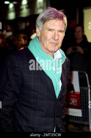 Harrison Ford besucht die britische Premiere von „Morning Glory“ im Empire Leicester Square Cinema. London, Großbritannien. 1/11/11. Stockfoto